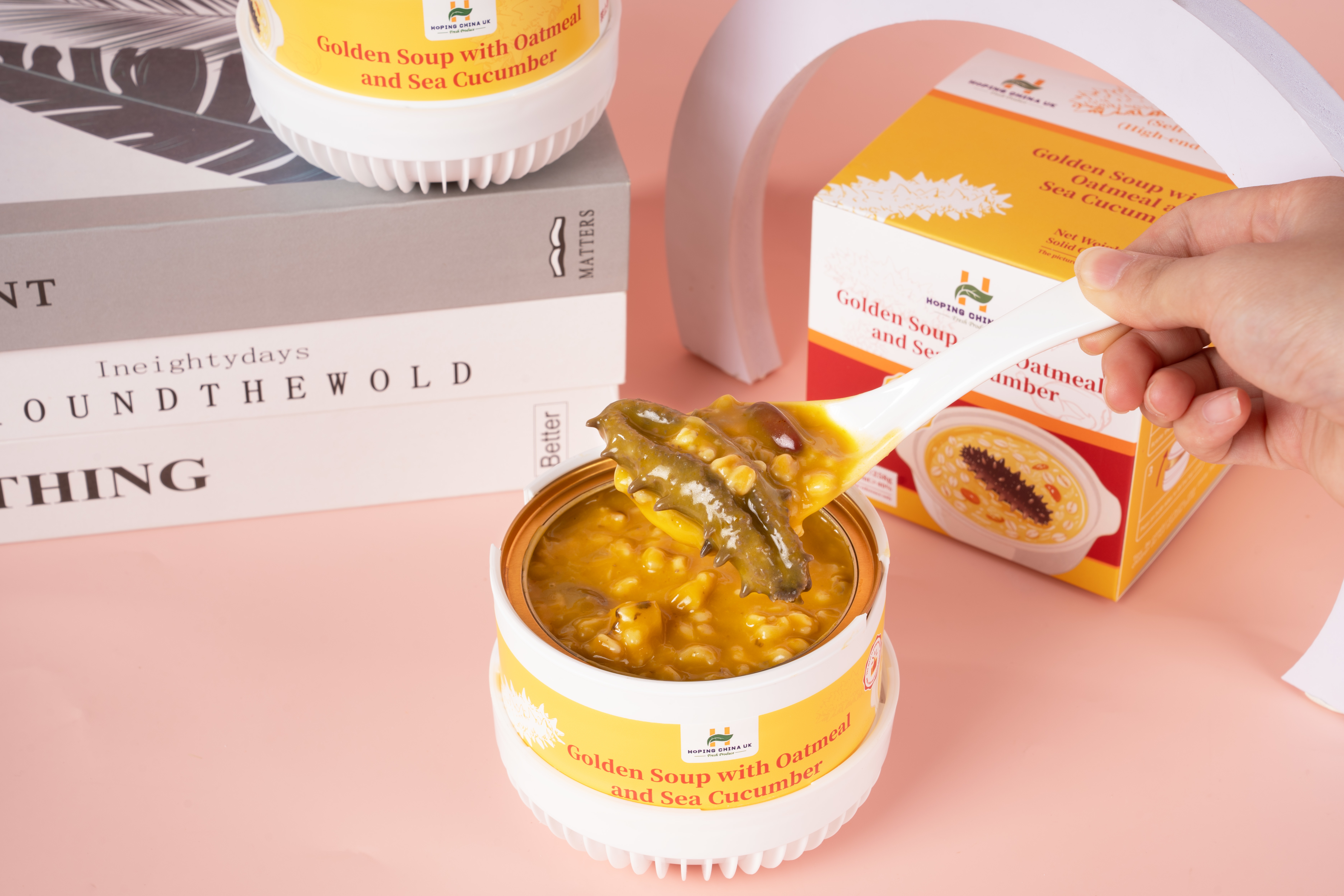 آخرین پرونده های شرکت در مورد امید چین - سوپ طلایی بلغور جو دوسر با خیار دریایی